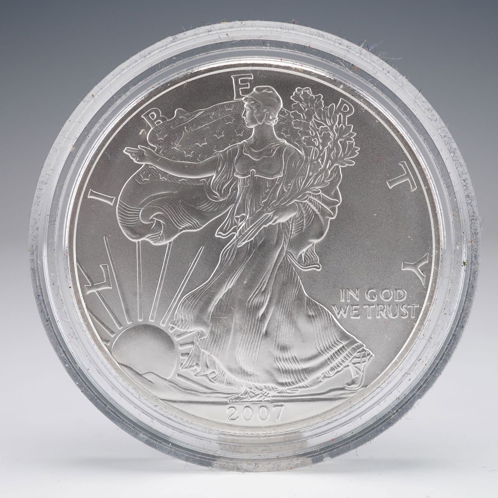 2007-W American Eagle One Ounce Silver Uncirculated Coin (1 of 3)