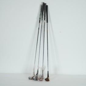 4pc MacGregor Wooden Head Golf Clubs