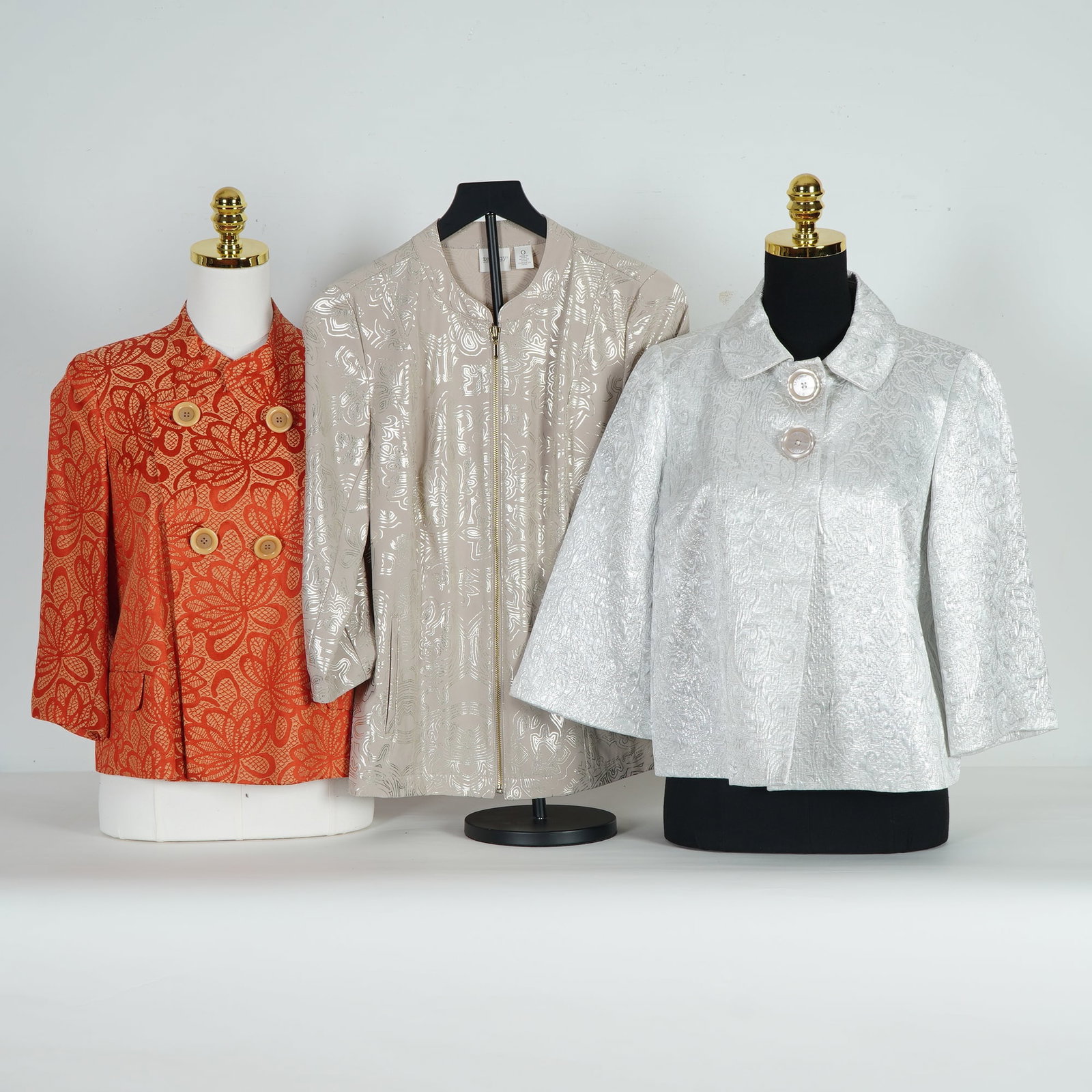 3pc Metallic Brocade Jackets, Michael Kors & Zenergy by Chicos (1 of 5)