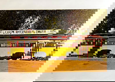 John Baeder (1938) Signed Screenprint, Lisi's Diner