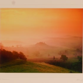 Alan Klug, Color Photograph on Paper, Villa Toscana, Signed & Numbered