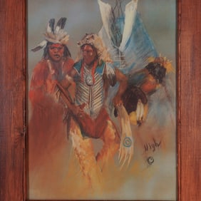 Frank Emerson Nigh, Lithograph on Paper, Wolf Dancer