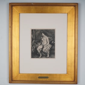 Pierre-Auguste Renoir (Aft.) Heliogravure, Femme Nue Assise