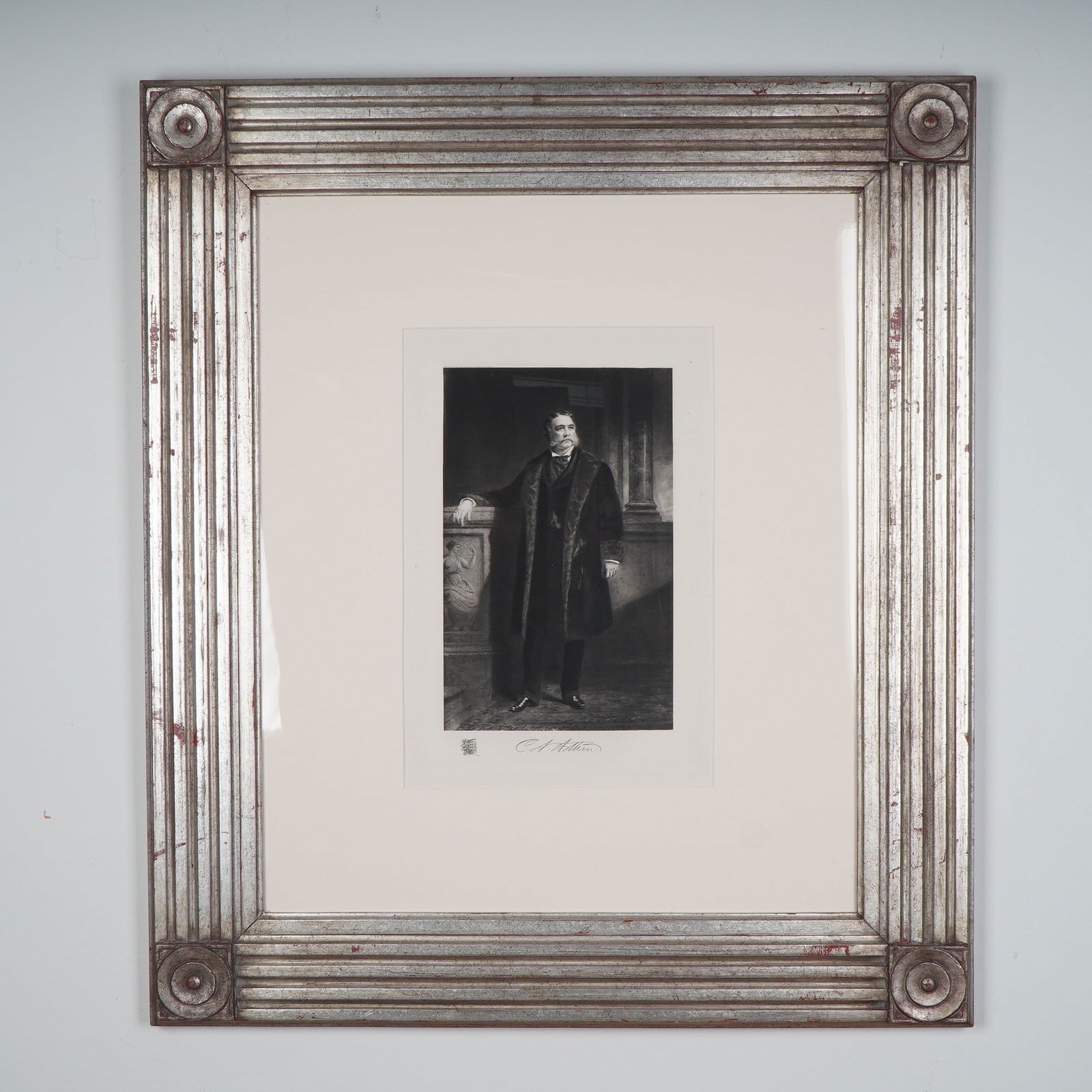 Daniel Huntington (Aft.) Engraving, Portrait of President Chester A. Arthur (1 of 7)