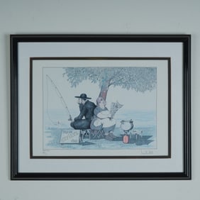 Martin Holt, Special Edition Lithograph on Paper, Gefilte Fish, Signed