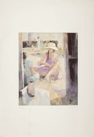 Monique Baroni, Limited Edition Lithograph on Paper, Signed & Numbered