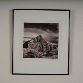 James A Swallow, B&W Photograph, Waiting till the Next, Signed