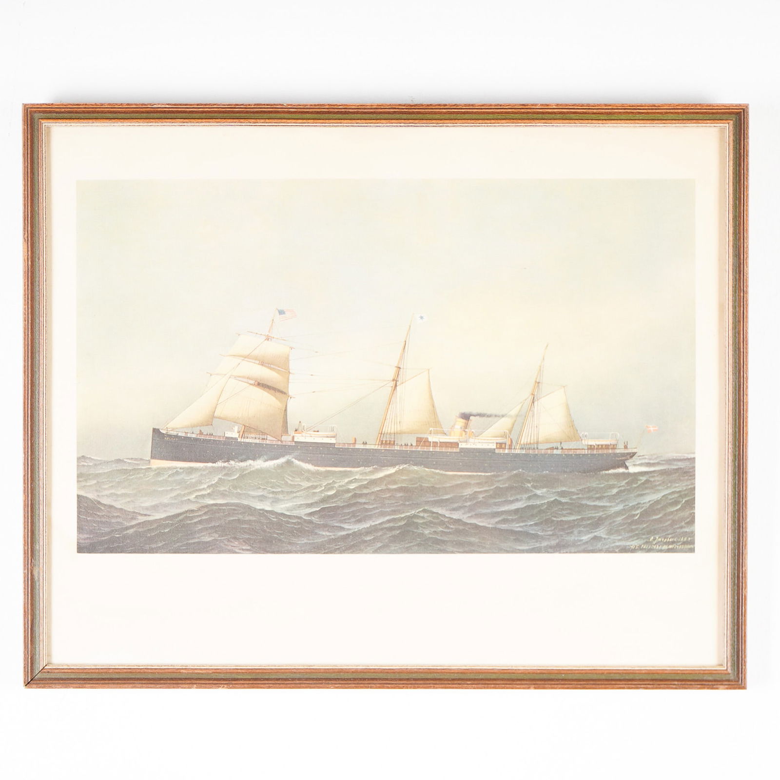 Danish Transatlantic Liner, S/S Island, Print (1 of 4)