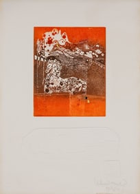 Lebadang (aka Hoi), Red Horse II, Etching with Relief, Signed and Numbered