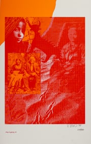 Rebecca Baird, Lithograph on Paper, Step Lightly #2, Signed & Numbered