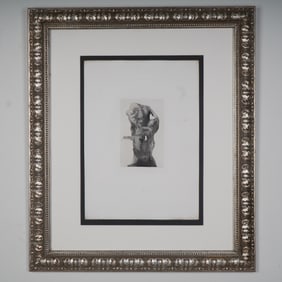 After Auguste Rodin, Engraving on Paper, Imprisoned Ugolino and his Sons