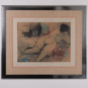 Anthony Scornavacca, Original Drawing on Paper, Nude Signed