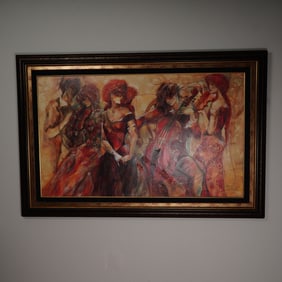 Lena Sotskova Hand-Enhanced Limited Edition Giclee on Canvas, Signed w/ COA