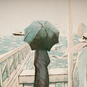 Jean-Pierre Cassigneul, Limited Edition Lithograph on Paper, Signed