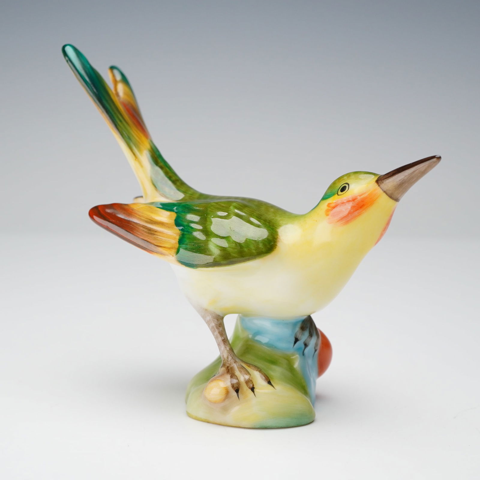 Herend Porcelain Bird Figurine, Hummingbird (1 of 4)