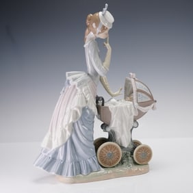 Lladro Porcelain Sculpture, Baby's Outing 01004938
