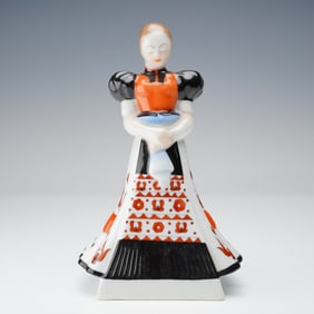 Herend Porcelain Figurine, Bridesmaid
