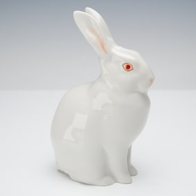 Herend Porcelain Figurine, Rabbit