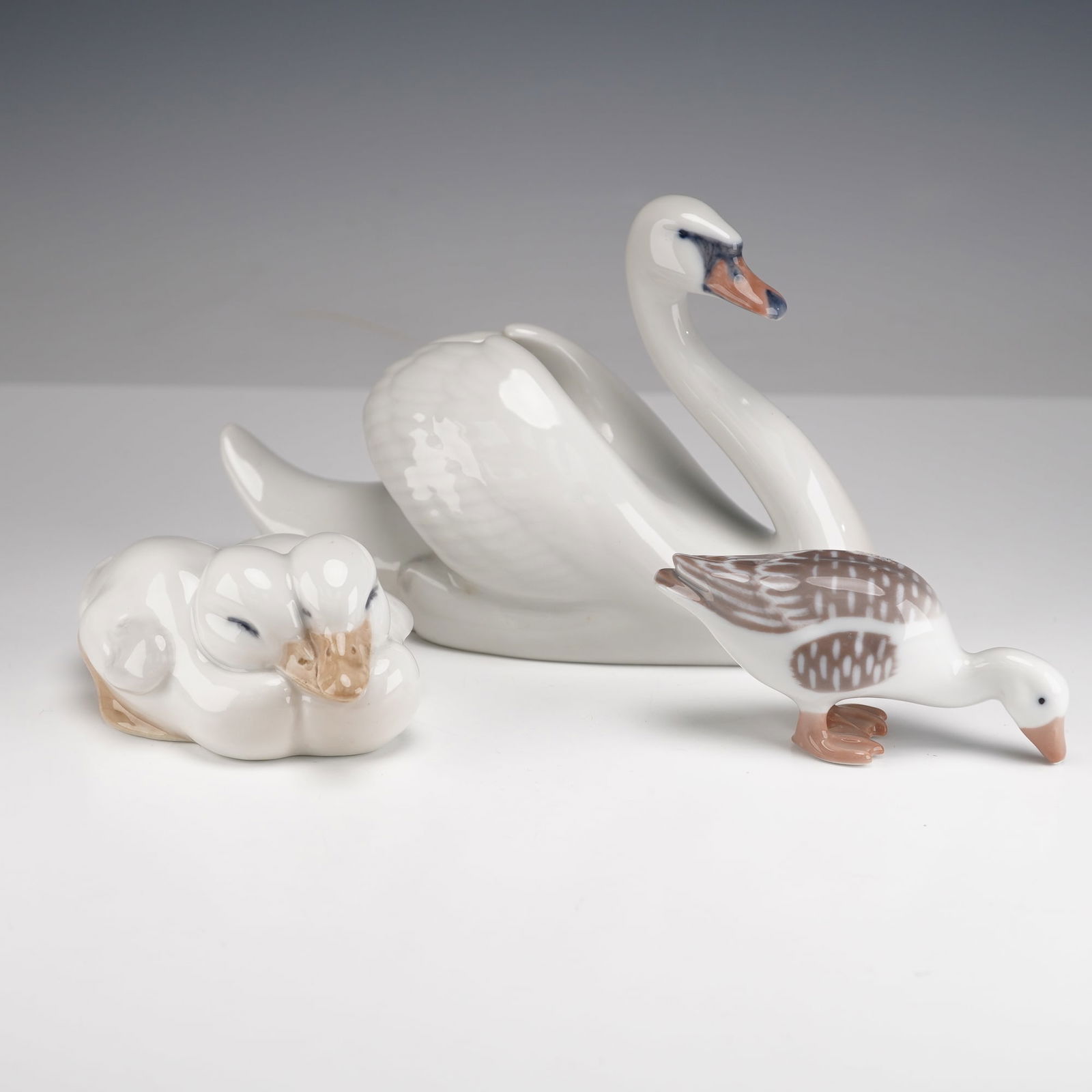 3pc Royal Copenhagen and Bing and Grondahl Porcelain Bird Figurines (1 of 3)