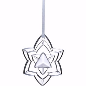 Baccarat Crystal Clear 2018 Annual Christmas Ornament, Sealed Box