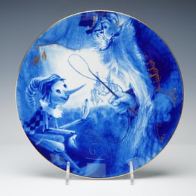Meissen 1985 Porcelain Collector Plate, Pinocchios Abenteuer