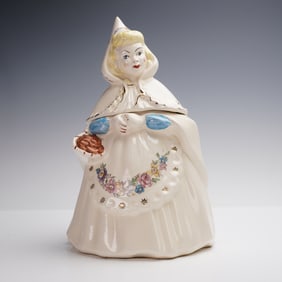 Vintage Ceramic Cinderella Cookie Jar