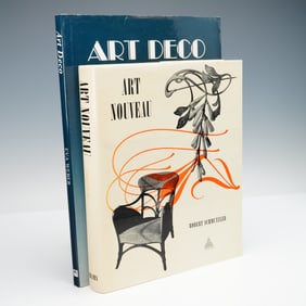 Two Illustrated Hardcover Books on Modern Decorative Arts