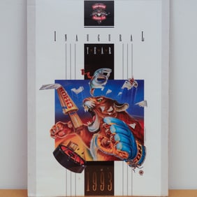 1993 Florida Panthers Inaugural Year Commemorative Poster