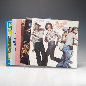 6pc Pop Music Record Set, Chicago, The Time, Original Chart Toppers & More