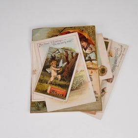 Set of 10 19th Century Advertising Trade Cards