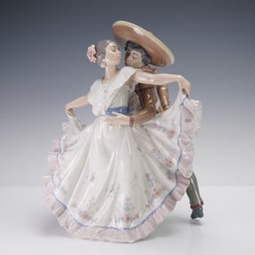 Lladro Porcelain Sculpture, Mexican Dancers 01005415