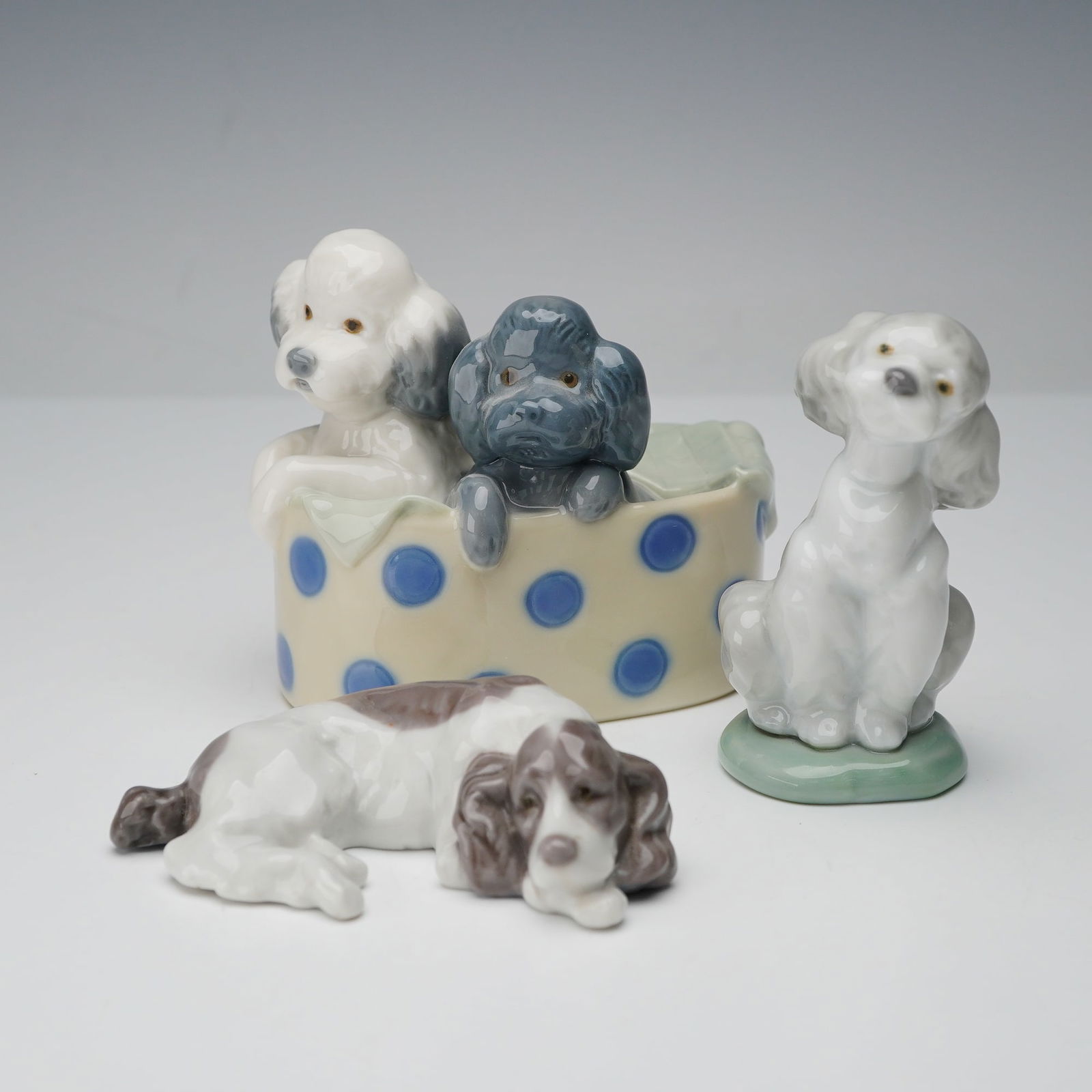 3pc Lladro and Nao by Lladro Dog Figurines (1 of 4)