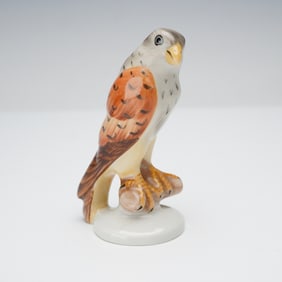 Herend Porcelain Small Figurine, Hawk