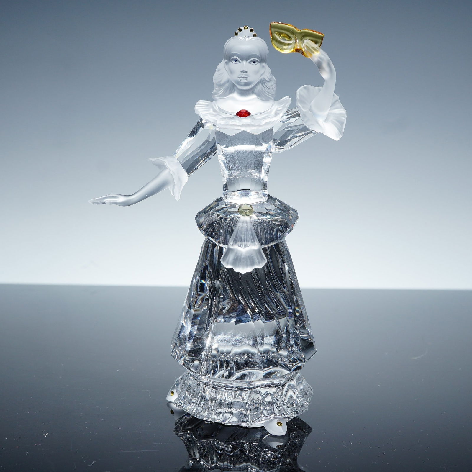 Swarovski Crystal Masquerade Figurine, Columbine (1 of 5)