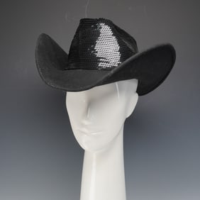 Bernadette Peters signed Whittall and Shon Cowboy Hat