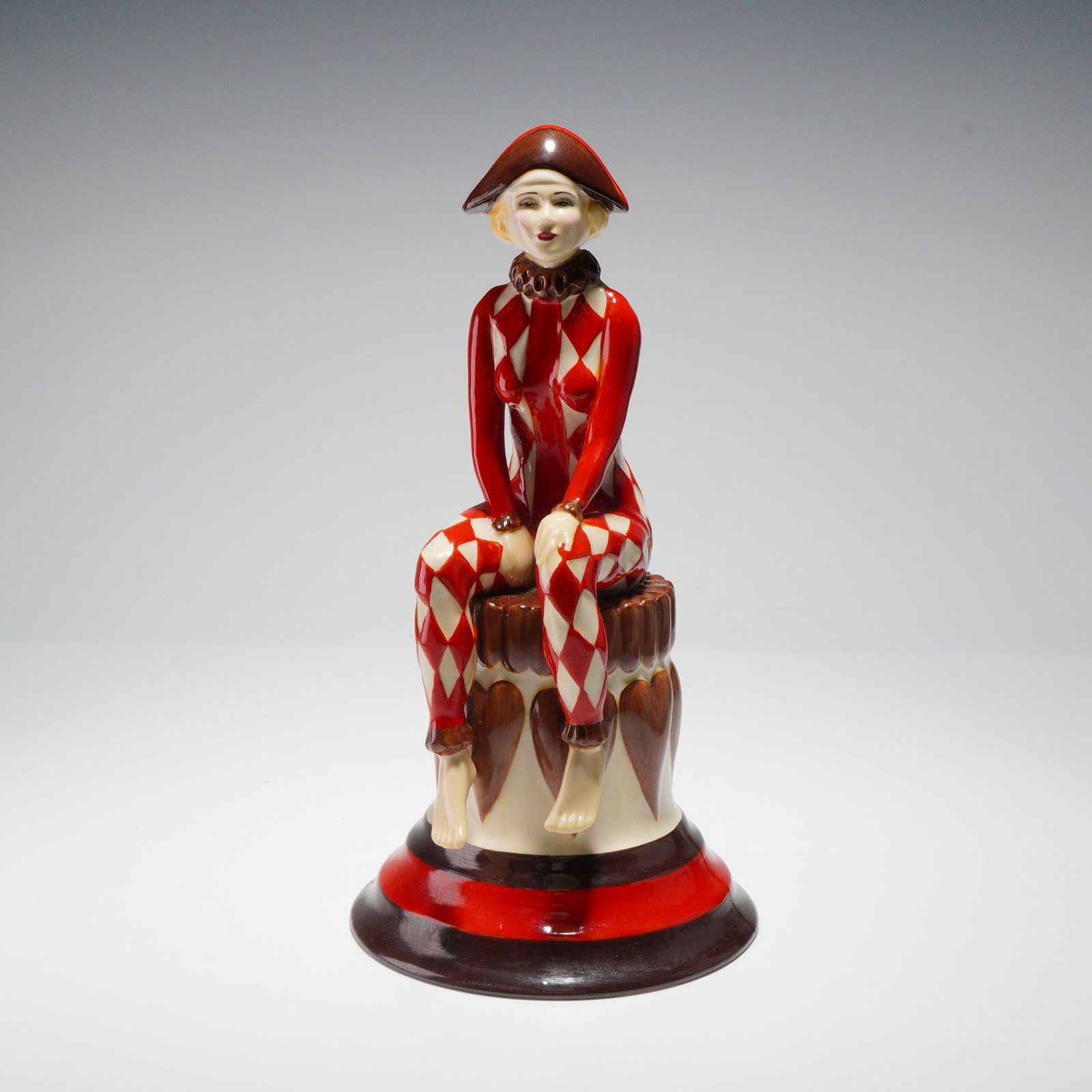 Kevin Francis and Peggy Davies Harlequin Limited Edition Ceramic Figurine, (1 of 5)