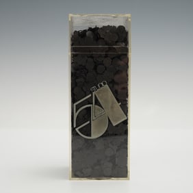 Studio 54 Reopening Invitation Box with Black Confetti