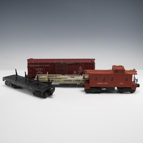 4pc Lionel Lines O Gauge Freight Car Collection