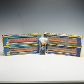5pc AHM HO Scale Passenger Cars with Kibri Sound Cassette