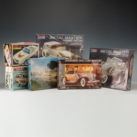 6pc Automotive Model Kits and Puzzle