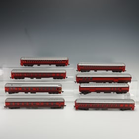 8pc Rivarossi HO Scale The Alton Limited Passenger Train Collection