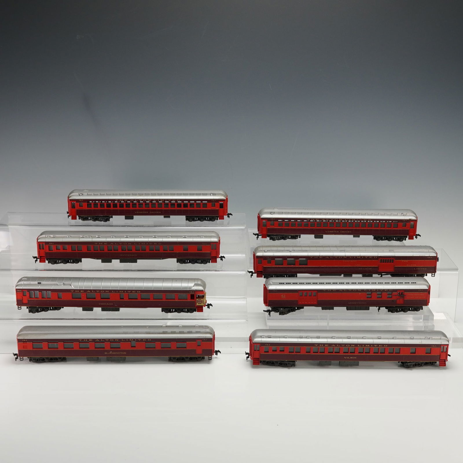 8pc Rivarossi HO Scale The Alton Limited Passenger Train Collection (1 of 5)