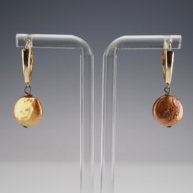 Sterling Silver Freshwater Pearl Drop Earrings