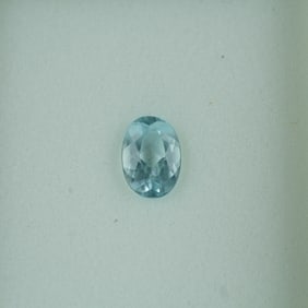 0.75 CT Aquamarine Oval Cut Gemstone