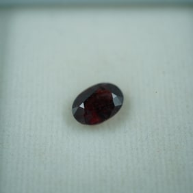 1.0 CT Burma Red Spinel Oval Cut Gemstone