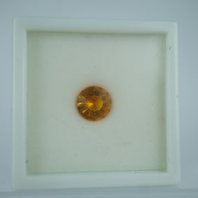 1.50 CT Quantum Cut Citrine Round Cut Gemstone