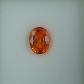 2.00 CT Mandarin Garnet Oval Cut Gemstone