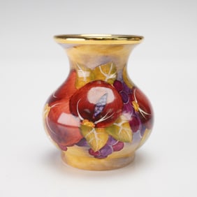 Moorcroft Enamels Pomegranate Miniature Vase