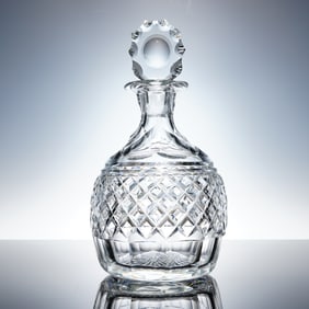 Royal Brierley Cut Crystal Decanter with Stopper