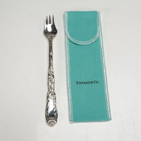 Tiffany & Co. Sterling Silver Oyster Fork, Chrysanthemum